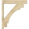 Ekena Millwork Merced Block Rough Sawn Outlooker, Douglas Fir, 6"W x 30"D x 34"H OUT06X30X34MRC05RDF - alternate 4